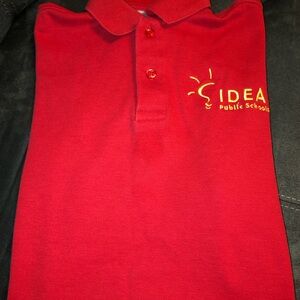 IDEA Public School Red Polo Shirt for Kids